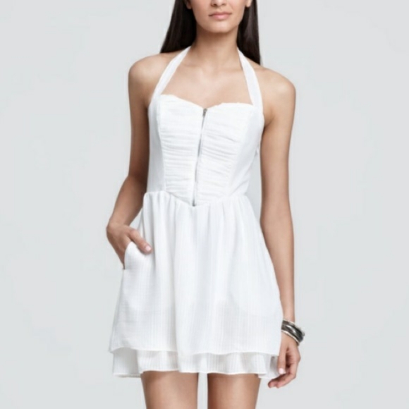 Guess white halter dress size 6 - Picture 1 of 3